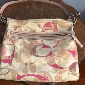 Coach Stamped C Hippie Handbag - Multicolored